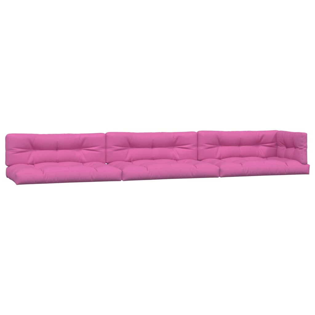 Cuscini per Pallet 7 pz Rosa in Tessuto - homemem39