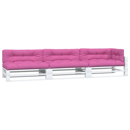 Cuscini per Pallet 7 pz Rosa in Tessuto - homemem39