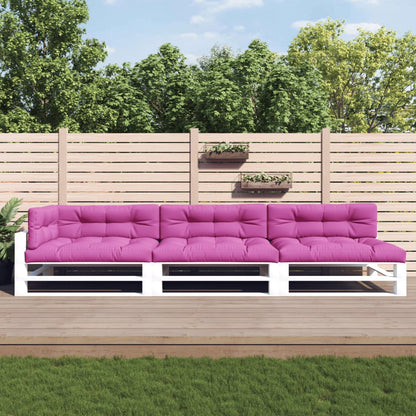 Cuscini per Pallet 7 pz Rosa in Tessuto - homemem39