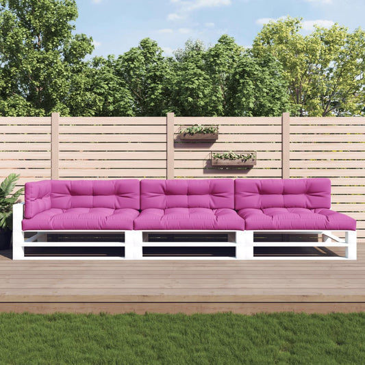 Cuscini per Pallet 7 pz Rosa in Tessuto - homemem39