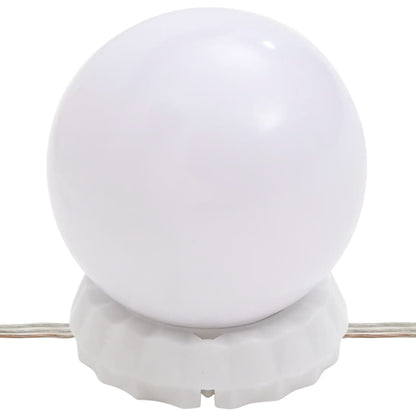 Mobile a Specchio con LED Nero 90x31,5x62 cm - homemem39