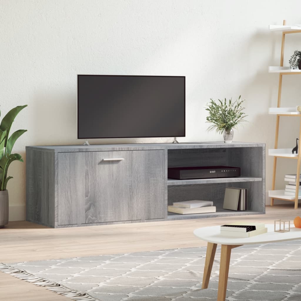 Mobile Porta TV Grigio Sonoma 120x34x37 cm in Legno Multistrato - homemem39