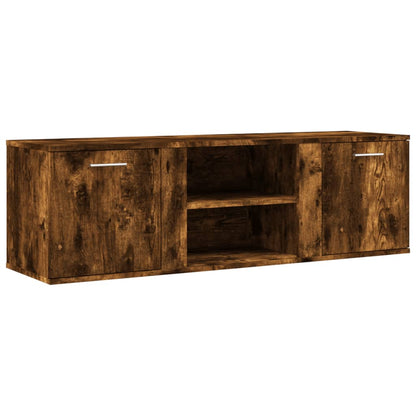 Smoked Oak TV Cabinet 120x34x37 cm Multilayer Wood