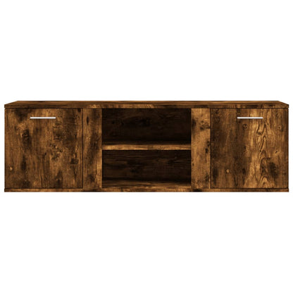 Smoked Oak TV Cabinet 120x34x37 cm Multilayer Wood