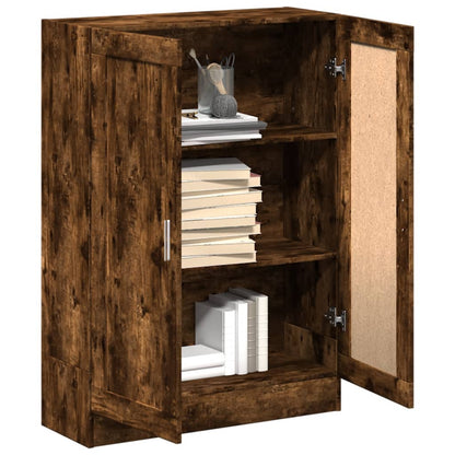 Libreria Rovere Fumo 82,5x30,5x115 cm in Legno Multistrato