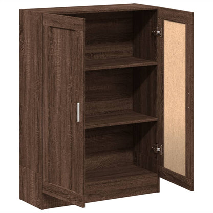 Libreria Rovere Marrone 82,5x30,5x115 cm in Legno Multistrato