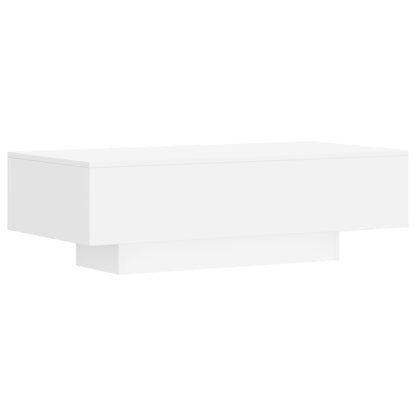 Tavolino da Salotto Bianco 100x49,5x31 cm in Legno Multistrato - homemem39