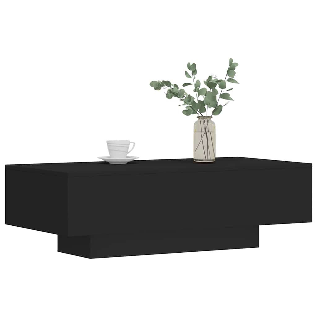Tavolino da Salotto Nero 100x49,5x31 cm in Legno Multistrato | homemem39