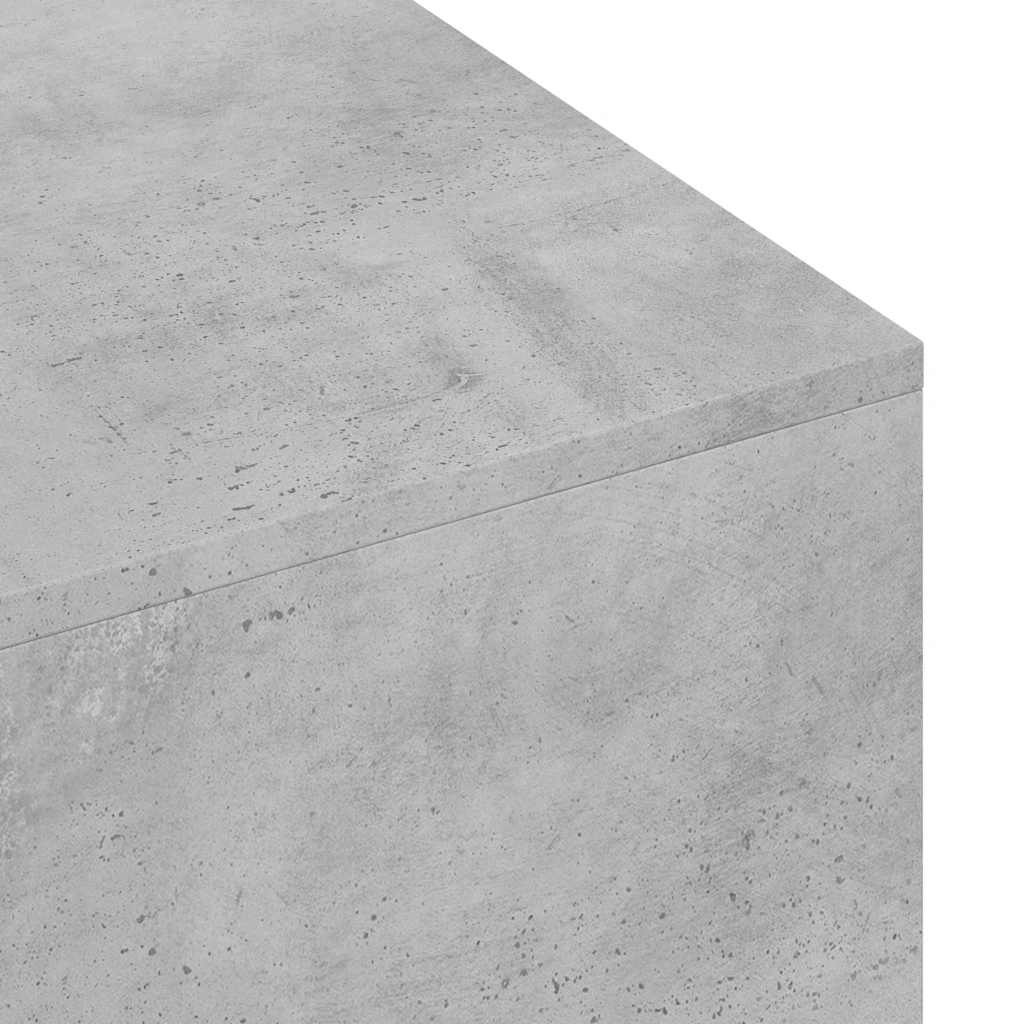 Tavolino Salotto Grigio Cemento 100x49,5x31cm Legno Multistrato | homemem39
