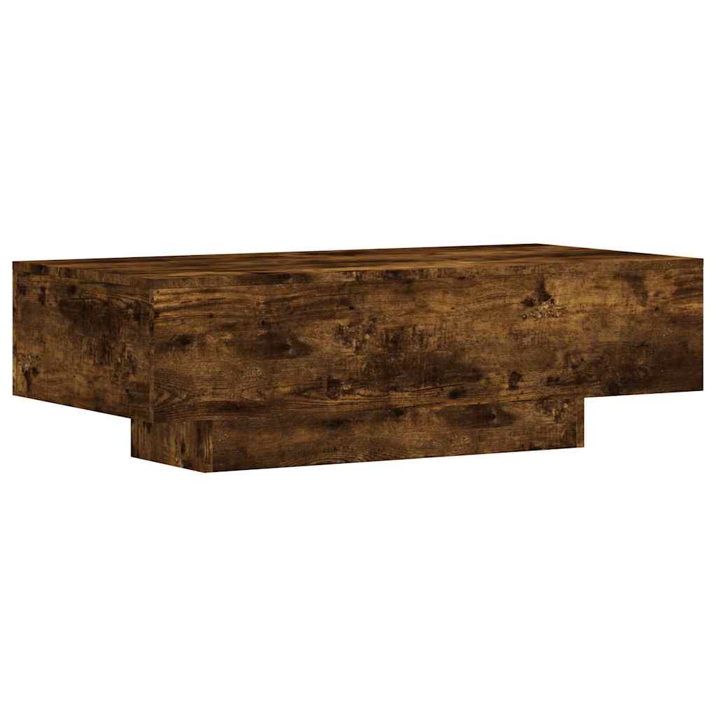 Tavolino da Salotto Rovere Fumo 100x49,5x31cm Legno Multistrato | homemem39