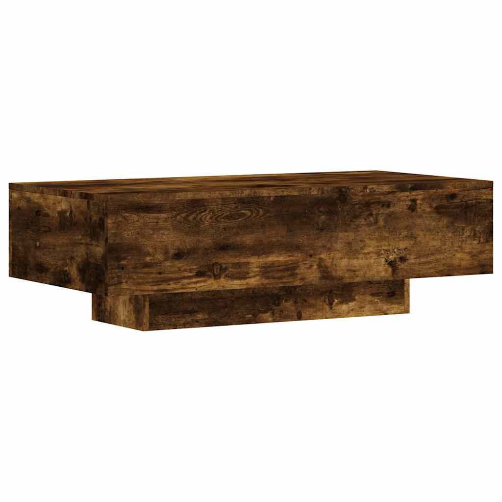 Tavolino da Salotto Rovere Fumo 100x49,5x31cm Legno Multistrato | homemem39