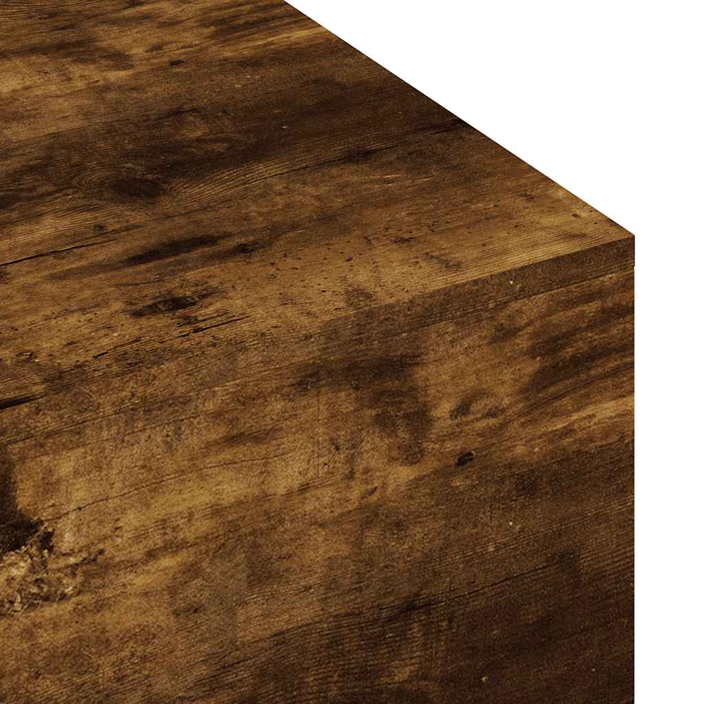 Tavolino da Salotto Rovere Fumo 100x49,5x31cm Legno Multistrato | homemem39