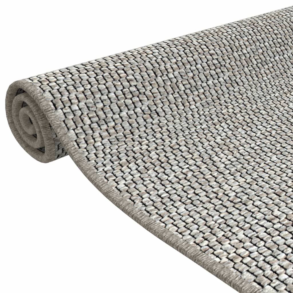 Tappeto Corsia Aspetto Sisal Platina 50x150 cm