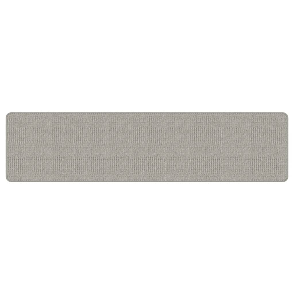 Tappeto Corsia Aspetto Sisal Tortora 50x200 cm - homemem39