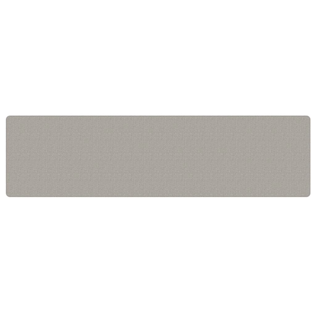 Tappeto Corsia Aspetto Sisal Tortora 80x300 cm - homemem39