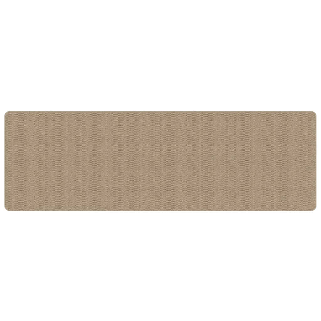 Tappeto Corsia Aspetto Sisal Sabbia 80x250 cm - homemem39