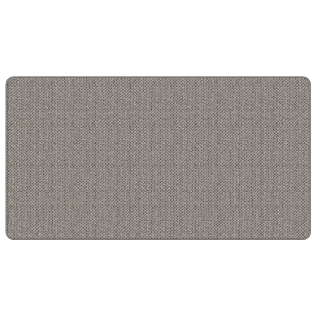 Tappeto Corsia Aspetto Sisal Argento 80x150 cm