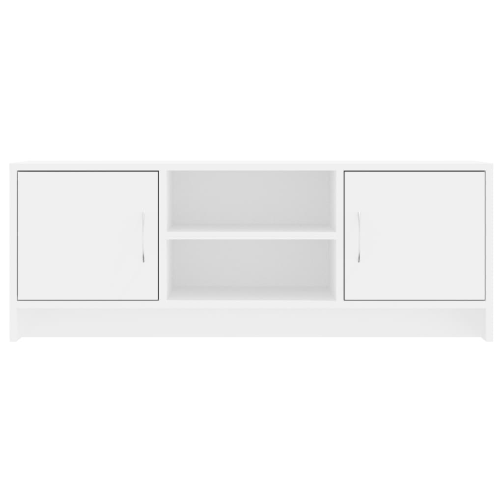 Mobile Porta TV Bianco 102x30x37,5 cm in Legno Multistrato - homemem39