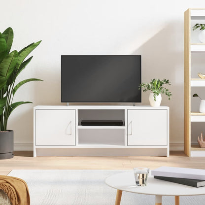 Mobile Porta TV Bianco 102x30x37,5 cm in Legno Multistrato - homemem39