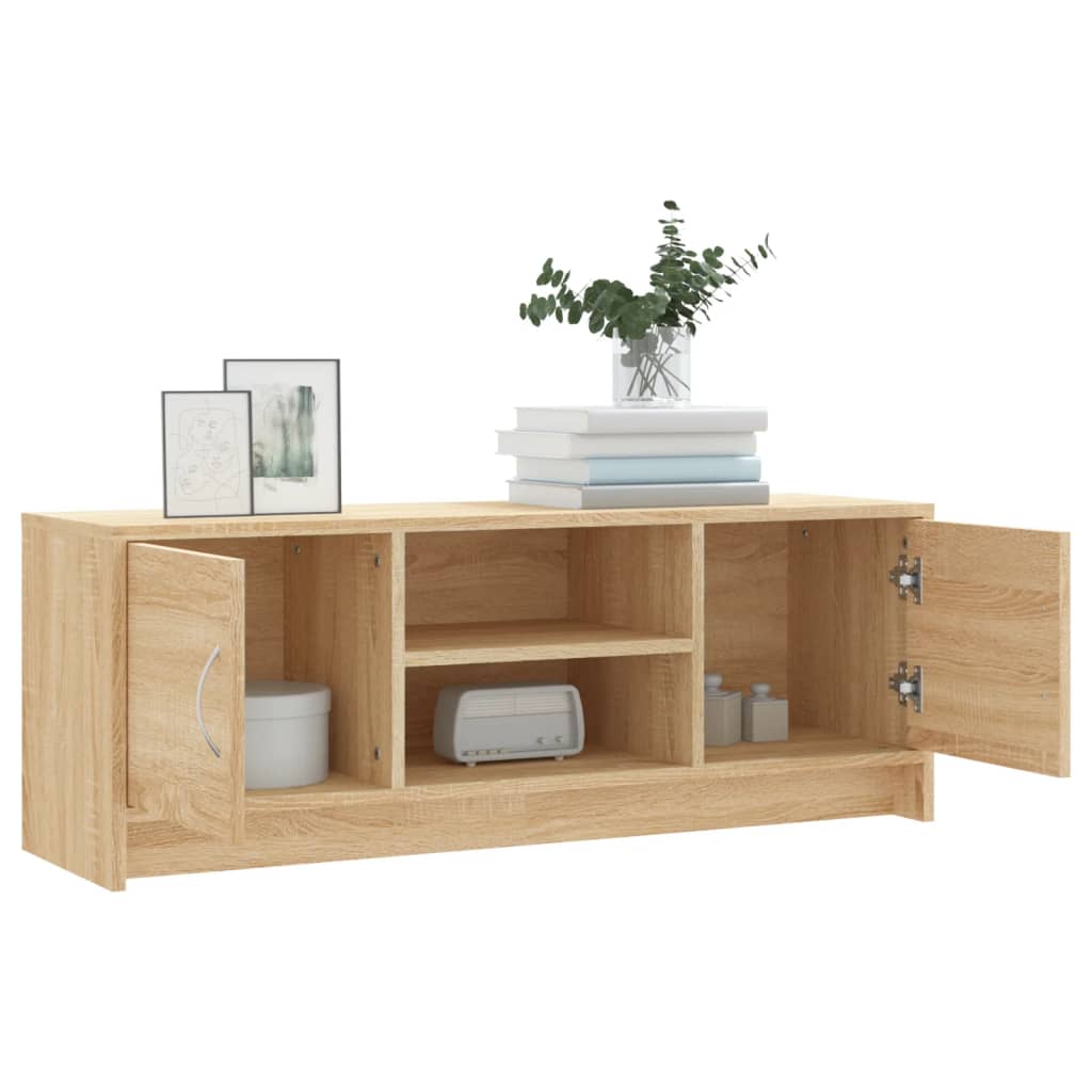 Mobile per TV Rovere Sonoma 102x30x37,5 cm Legno Multistrato