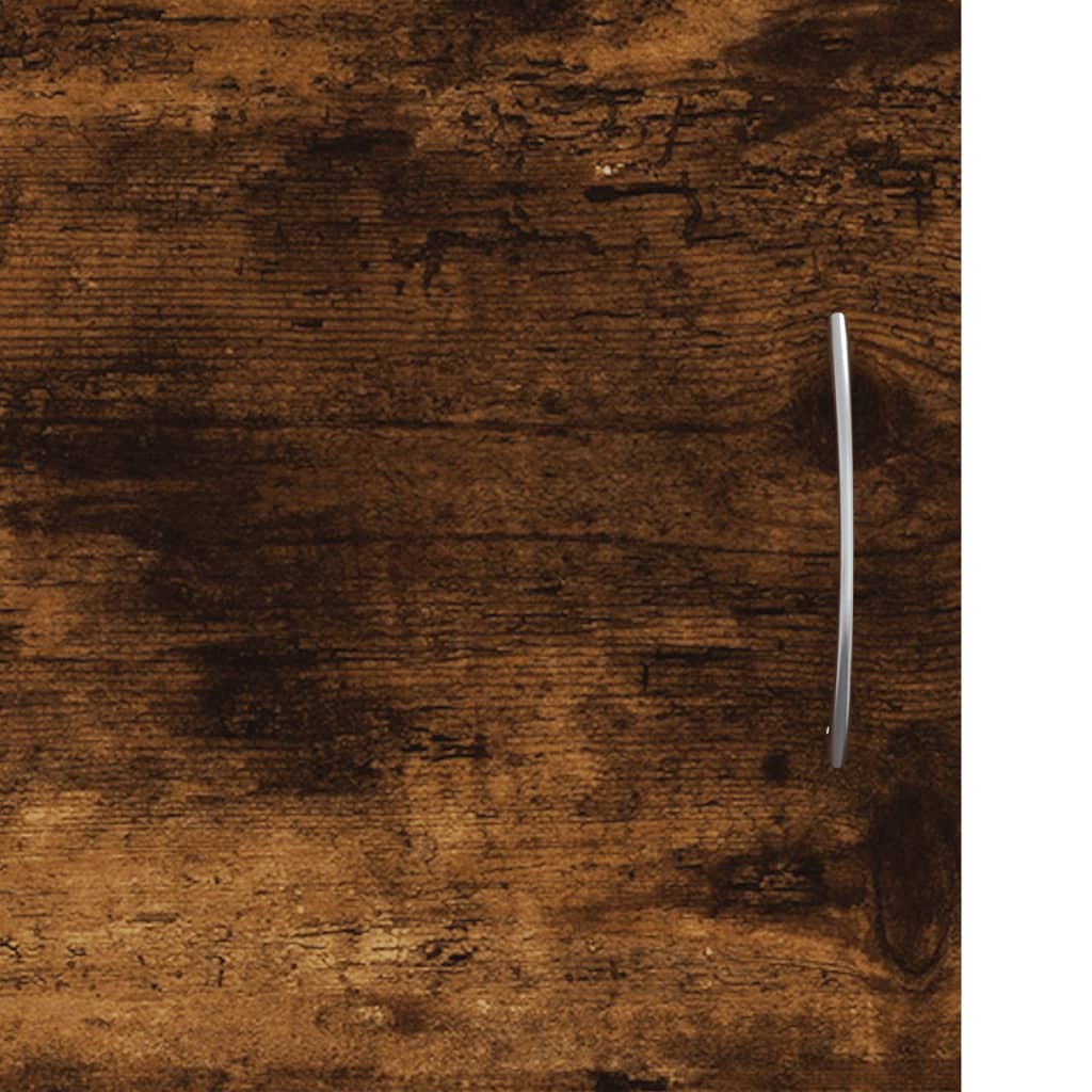 Mobile TV Rovere Fumo 102x30x37,5 cm in Legno Multistrato