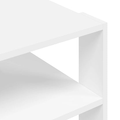 Tavolino da Salotto Bianco 58x58x40 cm in Legno Multistrato