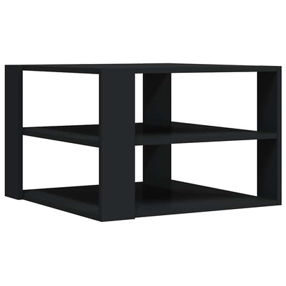Tavolino da Salotto Nero 58x58x40 cm in Legno Multistrato | homemem39