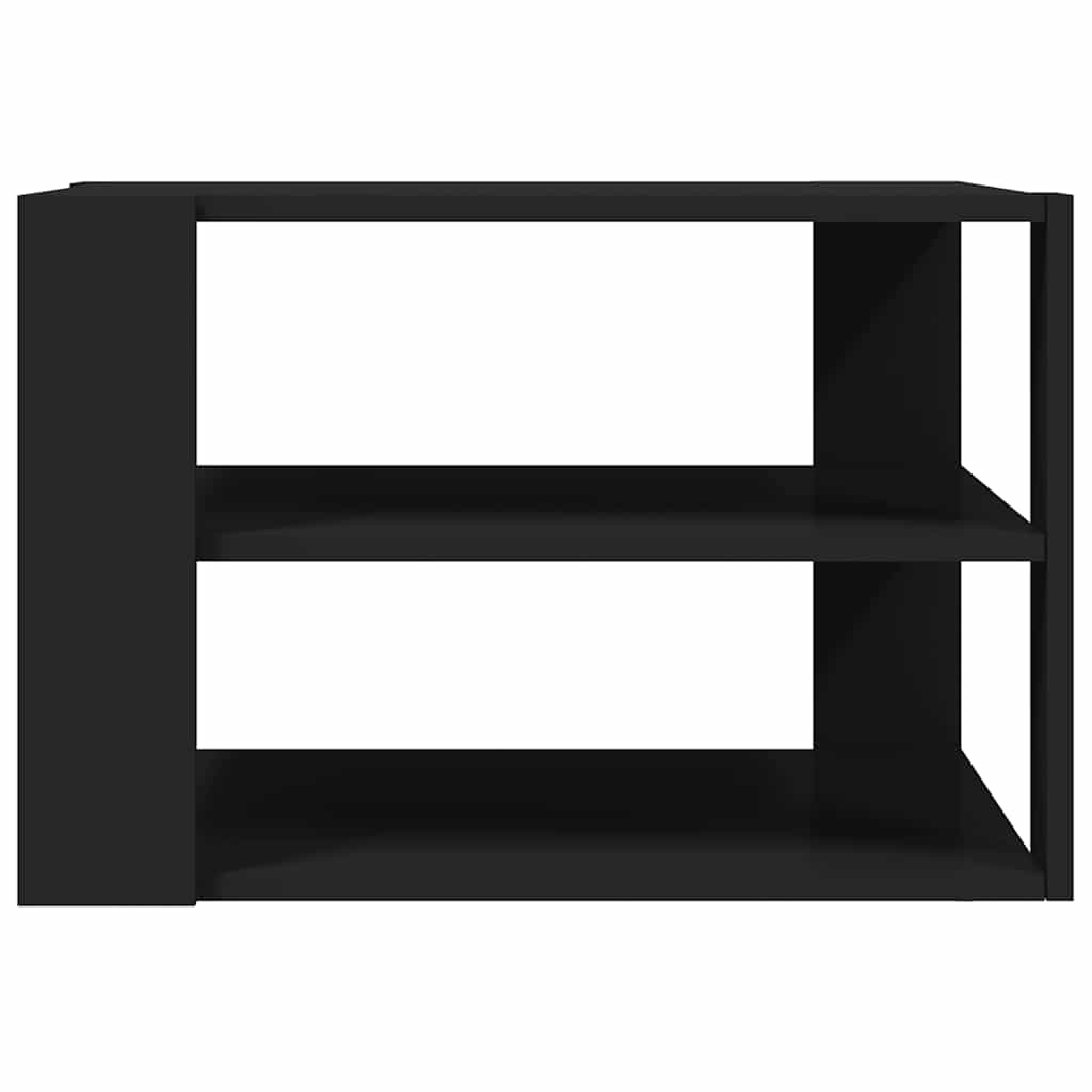 Tavolino da Salotto Nero 58x58x40 cm in Legno Multistrato | homemem39