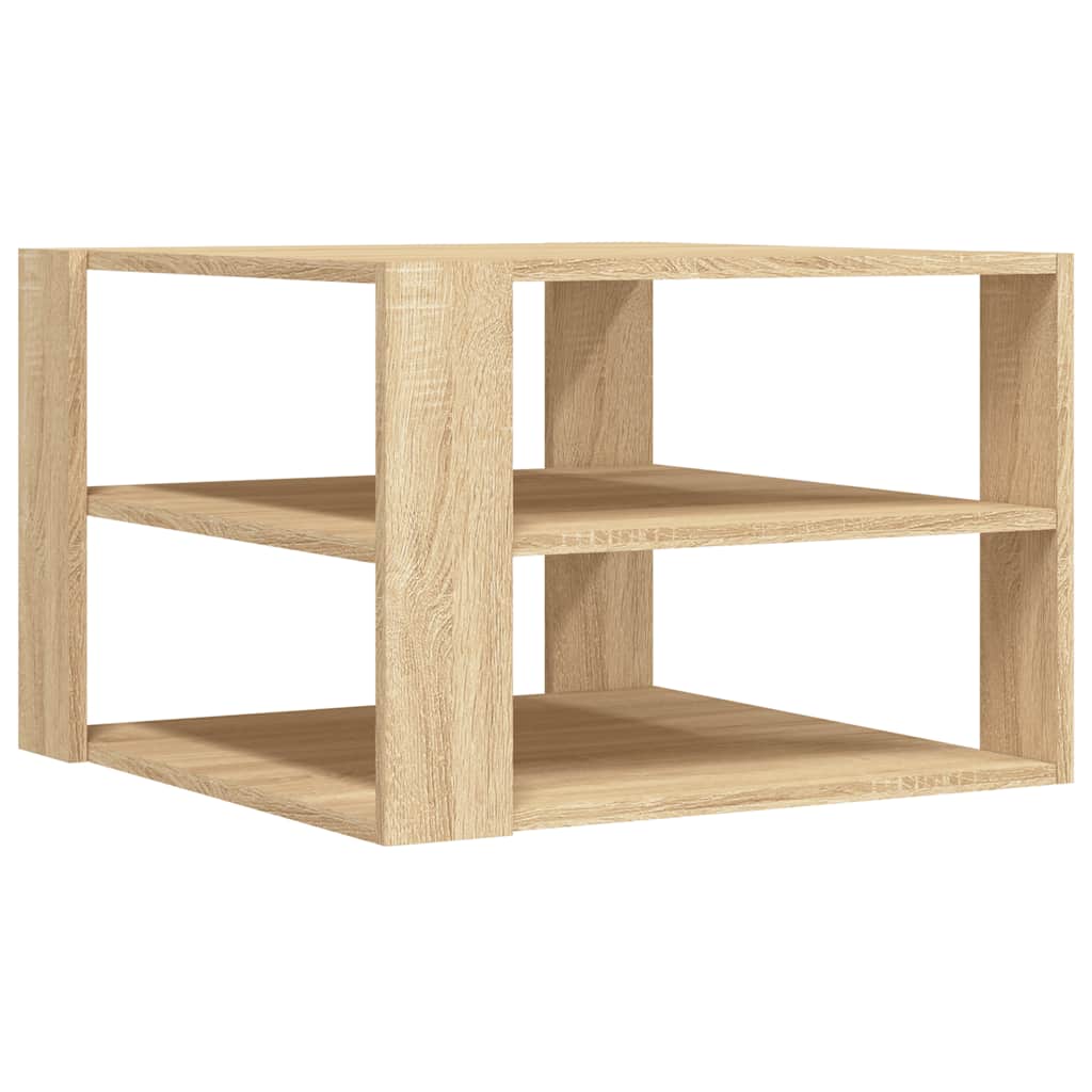 Tavolino Salotto Rovere Sonoma 58x58x40cm Legno Multistrato