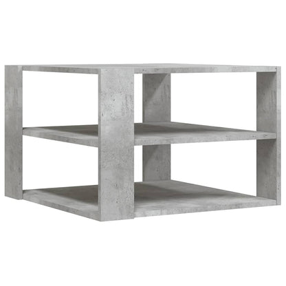 Tavolino da Salotto Grigio Cemento 58x58x40 cm Multistrato | homemem39
