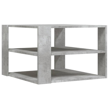 Tavolino da Salotto Grigio Cemento 58x58x40 cm Multistrato | homemem39