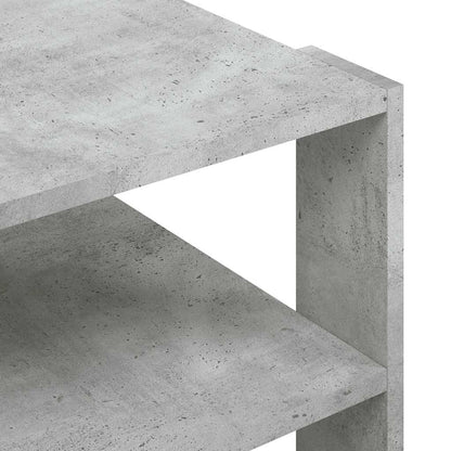 Tavolino da Salotto Grigio Cemento 58x58x40 cm Multistrato