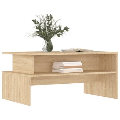 Tavolino Salotto Rovere Sonoma 90x55x42,5 cm Legno Multistrato | homemem39