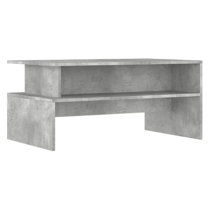 Tavolino Salotto Grigio Cemento 90x55x42,5 cm Legno Multistrato | homemem39