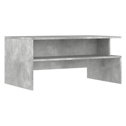 Tavolino Salotto Grigio Cemento 90x55x42,5 cm Legno Multistrato | homemem39