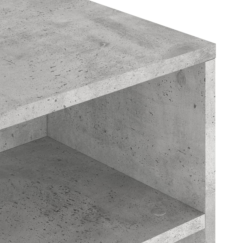 Tavolino Salotto Grigio Cemento 90x55x42,5 cm Legno Multistrato | homemem39