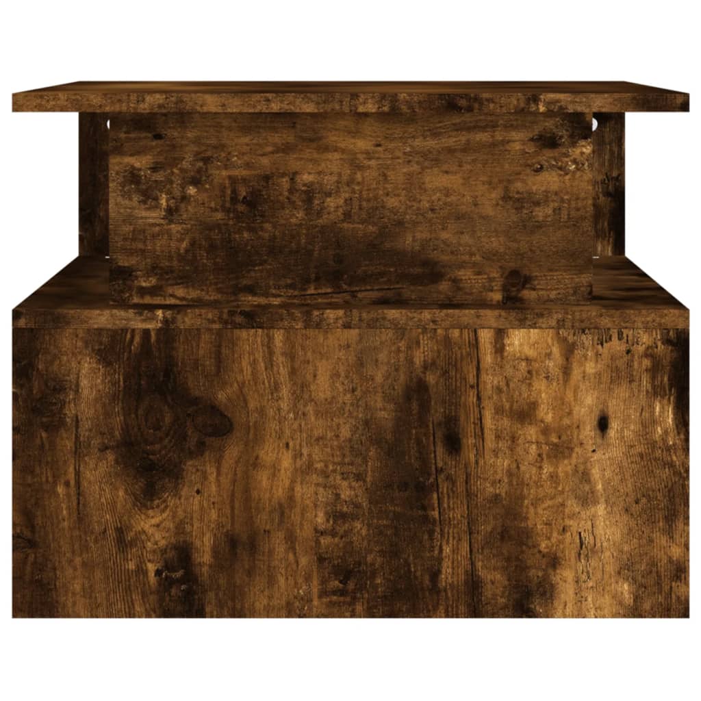 Tavolino da Salotto Rovere Fumo 90x55x42,5 cm Legno Multistrato