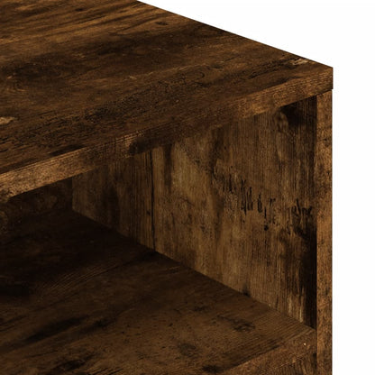 Tavolino da Salotto Rovere Fumo 90x55x42,5 cm Legno Multistrato