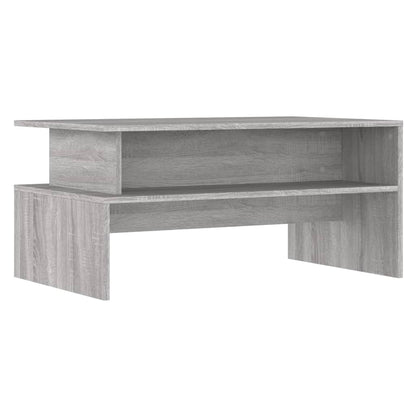 Tavolino Salotto Grigio Sonoma 90x55x42,5 cm Legno Multistrato