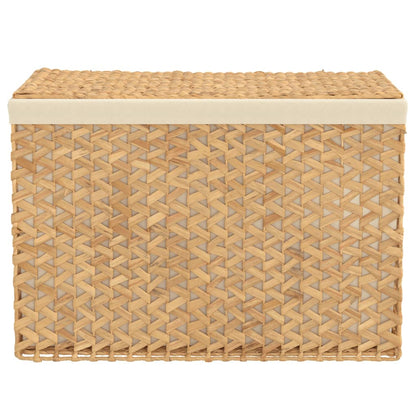 Cesto Portabiancheria a 3 Sezioni 75x42,5x52cm Giacinto d'Acqua | homemem39