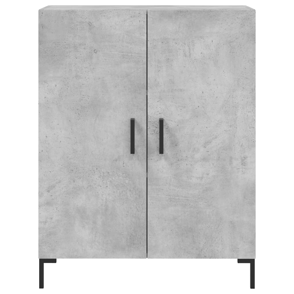 Credenza Grigio Cemento 69,5x34x180 cm in Legno Multistrato - homemem39