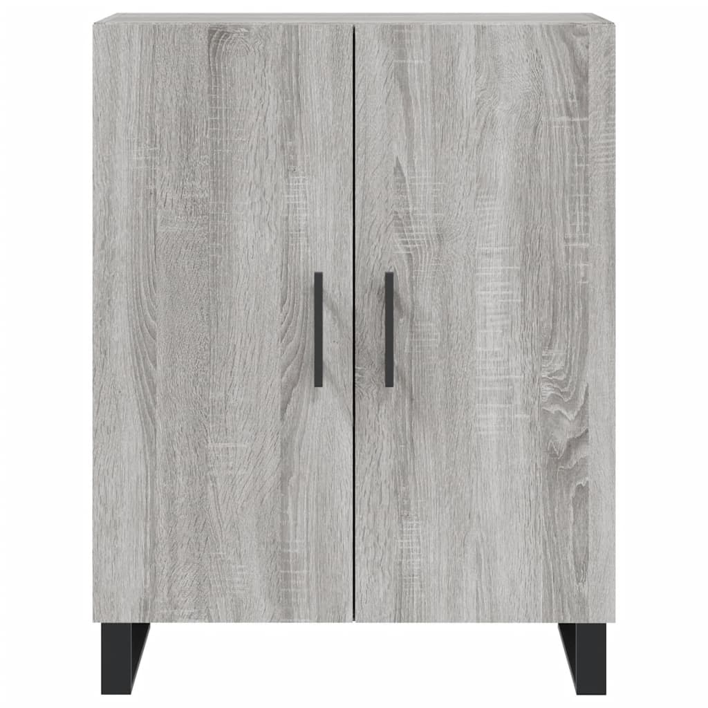 Credenza Grigio Sonoma 69,5x34x180 cm in Legno Multistrato