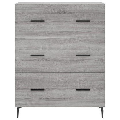 Credenza Grigio Sonoma 69,5x34x180 cm in Legno Multistrato - homemem39