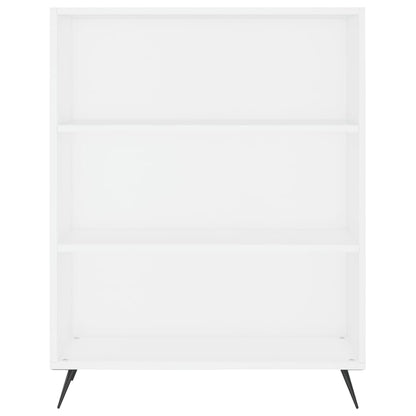 Credenza Bianca 69,5x32,5x180 cm Legno Multistrato - homemem39