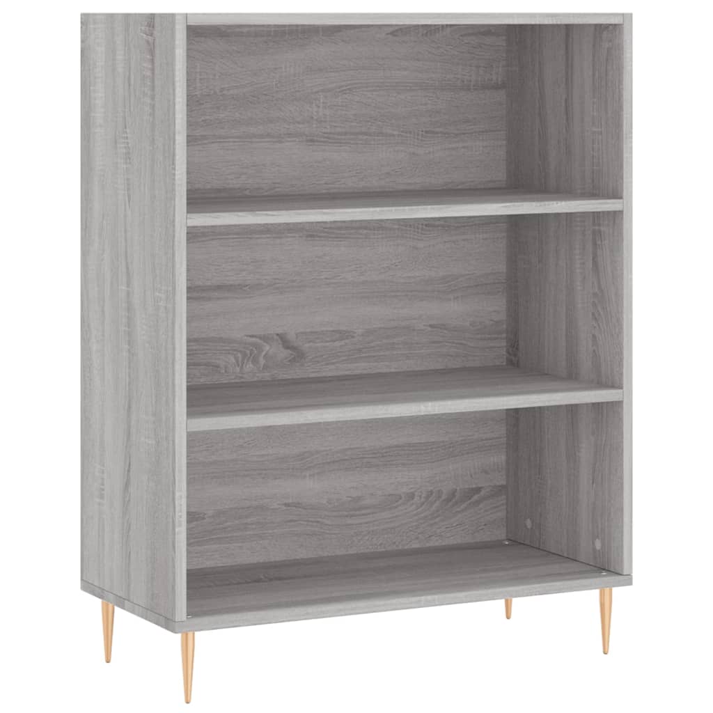 Credenza Grigio Sonoma 69,5x32,5x180 cm Legno Multistrato