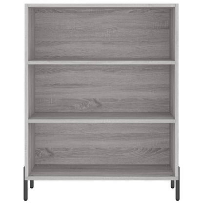 Credenza Grigio Sonoma 69,5x32,5x180 cm Legno Multistrato