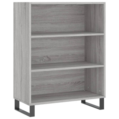 Credenza Grigio Sonoma 69,5x32,5x180 cm Legno Multistrato