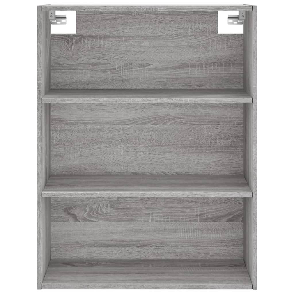 Credenza Grigio Sonoma 69,5x32,5x180 cm Legno Multistrato