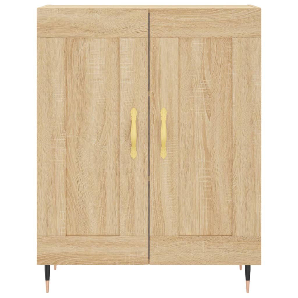 Credenza Rovere Sonoma 69,5x34x180 cm in Legno Multistrato - homemem39