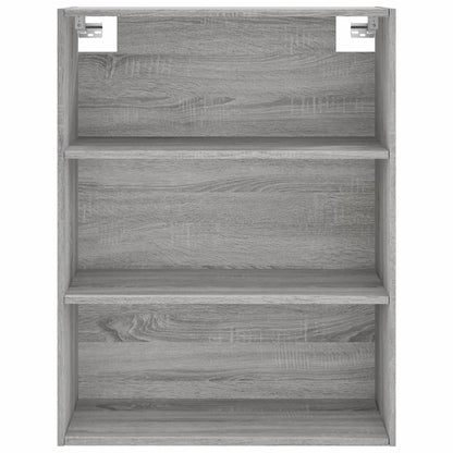 Credenza Grigio Sonoma 69,5x34x180 cm in Legno Multistrato - homemem39